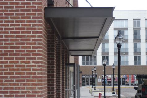 prefabricated metal canopy commercial